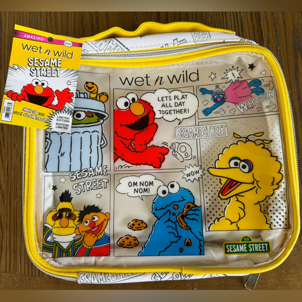 Sesame Street wet n wild makeup bag